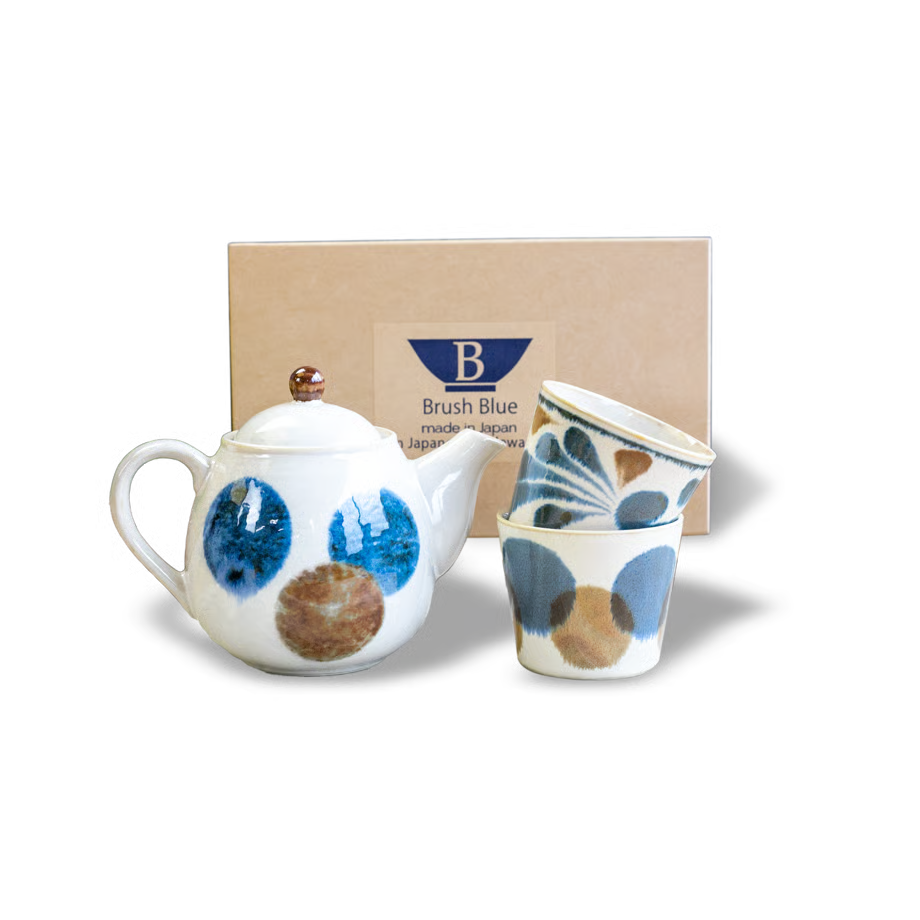 Hissei Teapot & Tea Cup Set